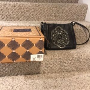 Brighton Alluna Black Shoulder Bag. H35903